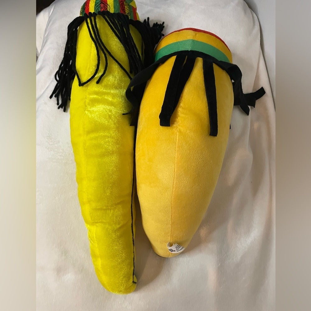 Rasta Bananas Stuffed toys Set of 2 - Picture 5 of 7